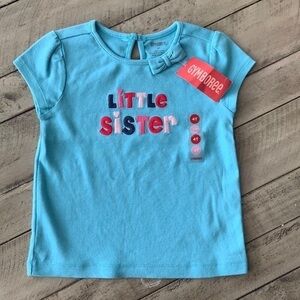 Gymboree Puppy School Little Sister Blue Top T-Shirt 4T NWT